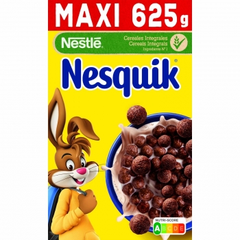 Cereales integrales con chocolate Nesquik Nestlé 650 g.