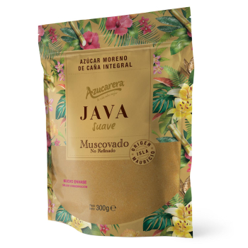 Azúcar moreno de caña integral Java sin gluten doy pack 300 g.