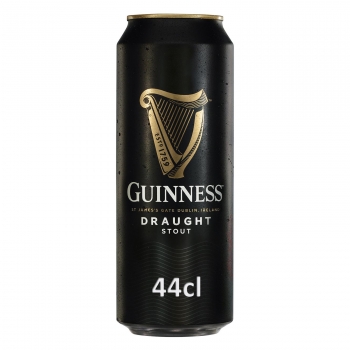 Cerveza Guinness Draught irlandesa negra lata 44 cl.