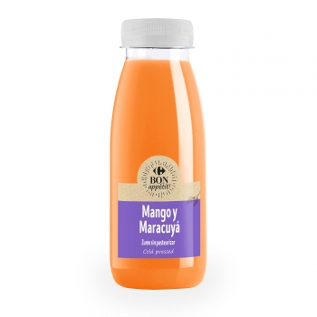 Zumo de mango y maracuyá Carrefour botella 250 ml