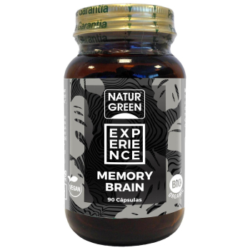 Complemento alimenticio en cápsulas Memory Brain ecologico Naturgreen Experience 90 ud.