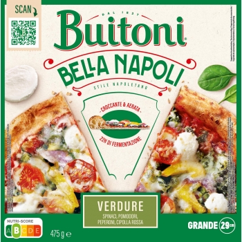 Pizza de verduras La Bella Napoli Buitoni 475 g.