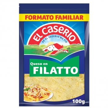 Queso rallado filatto especial pasta El Caserío 100 g.