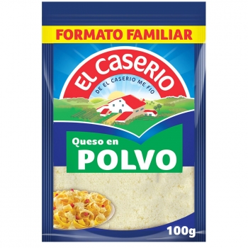 Queso rallado en polvo especial pasta El Caserío 100 g.
