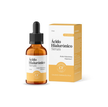 Serum facial con ácido hialourónico y vitamina C Calidad Farmaceútica 30 ml.