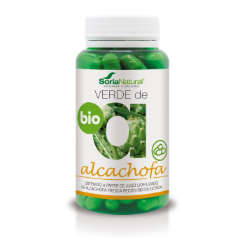 Verde de alcachofa ecológica Soria Natural 80 ud.