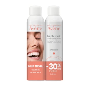 Agua termal calmante antiiritacion Avène 2 unidades de 300 ml.