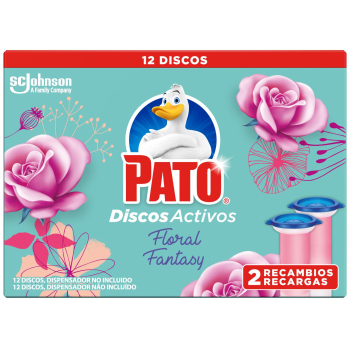 Discos activos inodoros aroma floral fantasy Pato 1 ud.