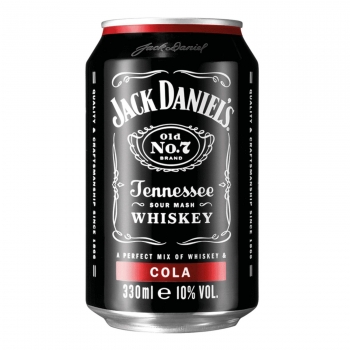 Whisky Jack Daniel's con cola lata de 33 cl.