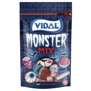 Caramelos de goma Monster Mix Vidal sin gluten 180 g.
