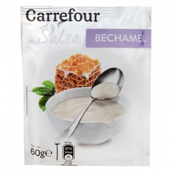Salsa bechamel Carrefour sobre 60 g.