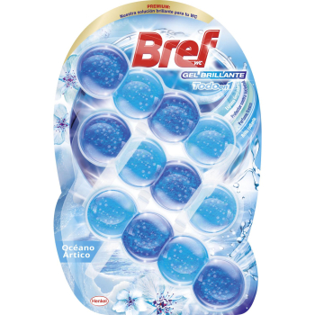Colgador WC océano ártico Bref 3 ud.