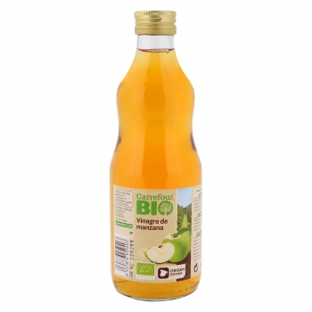 Vinagre de manzana filtrado ecológico Carrefour Bio 500 ml.