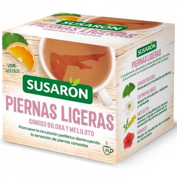 Infusión sabor naranja en bolsitas Piernas Ligeras Susarón 10 ud.