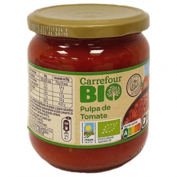 Pulpa de tomate ecológico Carrefour Bio 330 g.