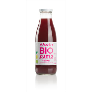 Zumo de granada ecológico Ékolo 750 ml.