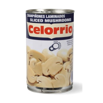 Champiñones laminados Celorrio 185 g.