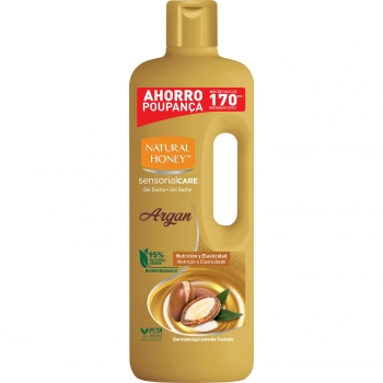 Gel de ducha elixir de argan Natural Honey 1,5 l.