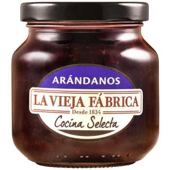 Mermelada de arándanos La Vieja Fábrica Cocina Selecta 280 g.