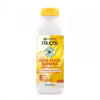 Acondicionador Hair Food banana ultra-nutritivo para pelo seco Garnier-Fructis 350 ml.