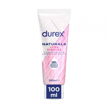 Gel lubricante extra sensitivo aloe vera naturals Durex 100 ml.