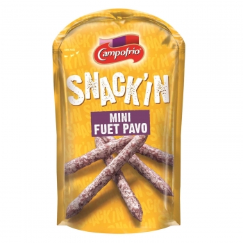 Mini fuet de pavo Snack'in Campofrío 50 g.