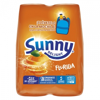 Zumo Sunny Delight Florida pack de 4 botellas de 20 cl.