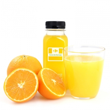 Zumo de naranja recién exprimido Carrefour 250 ml