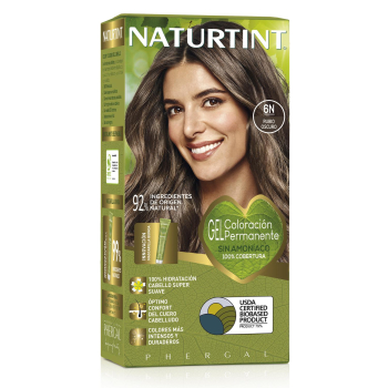 Coloración permanente sin amoniaco nº6N rubio oscuro Naturtint 1 ud.