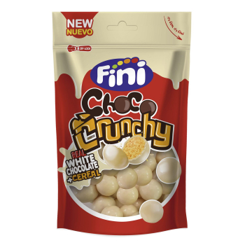 Bolas de maíz recubiertas con chocolate blanco Choco Crunchy Fini 115 g.