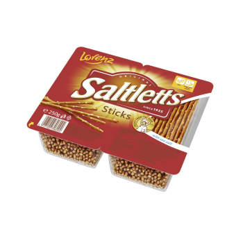 Galletas saladas sticks Lorenz 250 g.