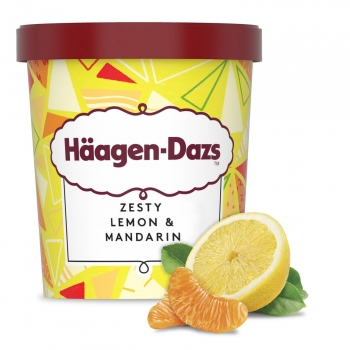 Helado de limón y mandarina Häagen Dazs 460 ml.