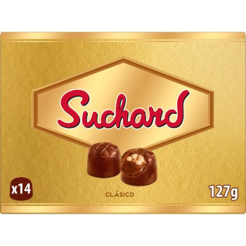 Bombones de chocolate con leche y relleno cremoso con arroz inflado Surchard 127 g.