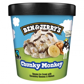 Helado chunky monkey Ben&Jerry's 465 ml.
