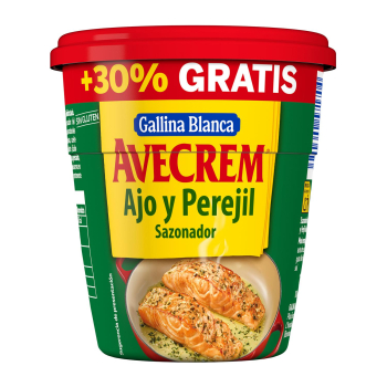Sazonador de ajo y perejil Avecrem sin gluten 143 g.