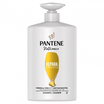 Champú repara & protege fórmula Pro-V con antioxidantes para cabello débil y dañado Nutri Pro-V Pantene 1000 ml.