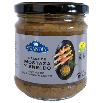 Salsa de mostaza y eneldo Skandia 200 g.