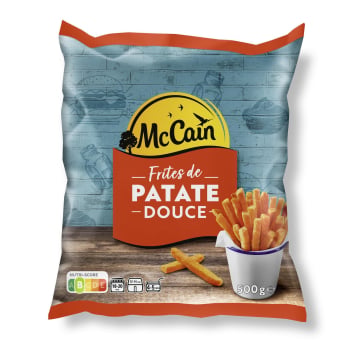 Patatas fritas dulces ultracongeladas McCain 500 g.