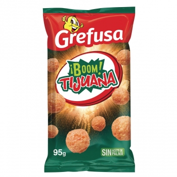Aperitivo de maíz sabor tijuana Boom Grefusa 95 g.