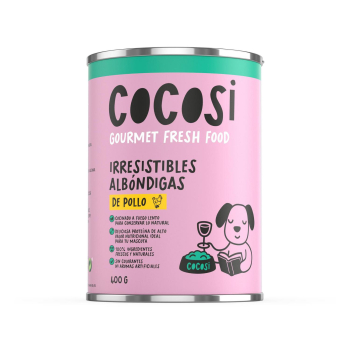 Comida húmeda albóndigas de pollo para perro Cocosi 400 g