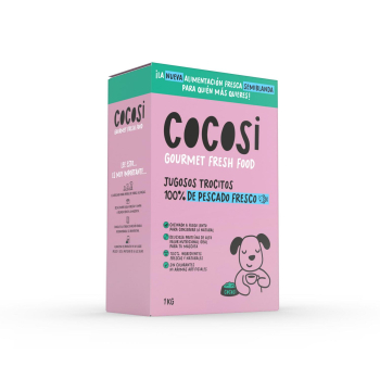 Comida semihúmeda de pescado para perro Cocosi 1 kg