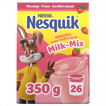 Cacao soluble instantáneo sabor fresa Nestlé Nesquik 350 g.