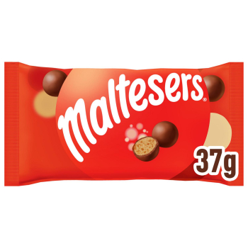 Bolitas de leche malteada con chocolate con leche Maltesers 37 g.