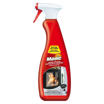 Limpiador para cristales de chimenea Magic 500 ml.