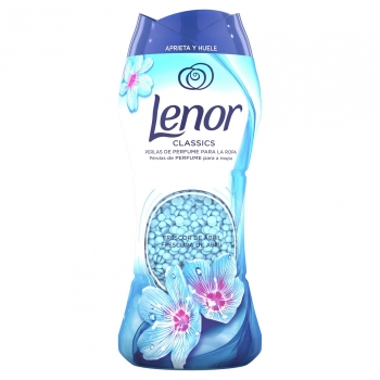 Perfume para la ropa en perlas concentradas frescor de abril Lenor 210 g.