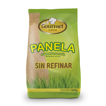 Panela sin refinar Gourmet Latino 500 g.