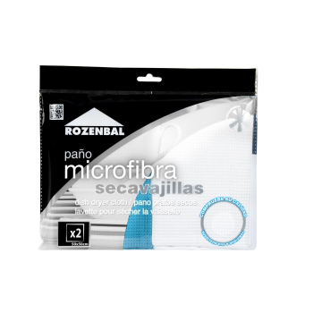 Paño Secavajillas Microfibra 2 ud ROBENZAL