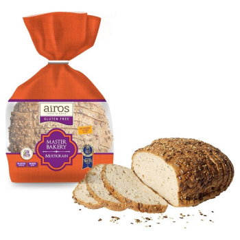 Pan payés fresco multicereales Master Bakery Airos sin gluten y sin lactosa 300 g.