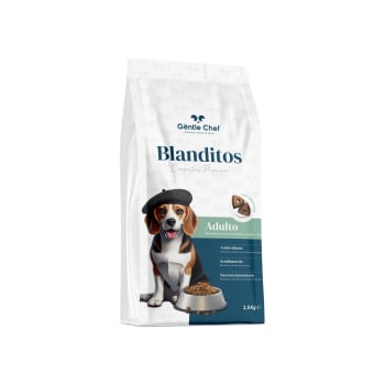 Comida semihúmeda de zanahoria para perro adulto mediano-grande Gentle Chef Blanditos 2,5 kg