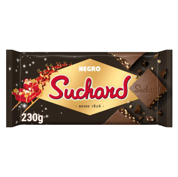Turrón de chocolate negro Suchard 230 g.